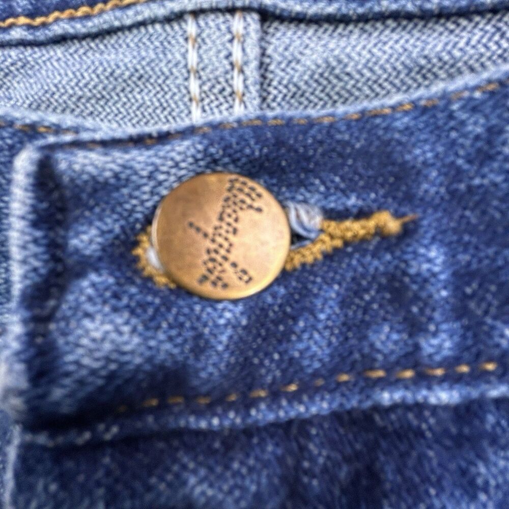 Vintage Wrangler Jeans Mens 32x32 Blue Medium Wash Cowboy Cut Western 13MWZ - Picture 4 of 13
